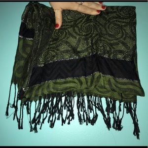 Pashmina & silk scarf